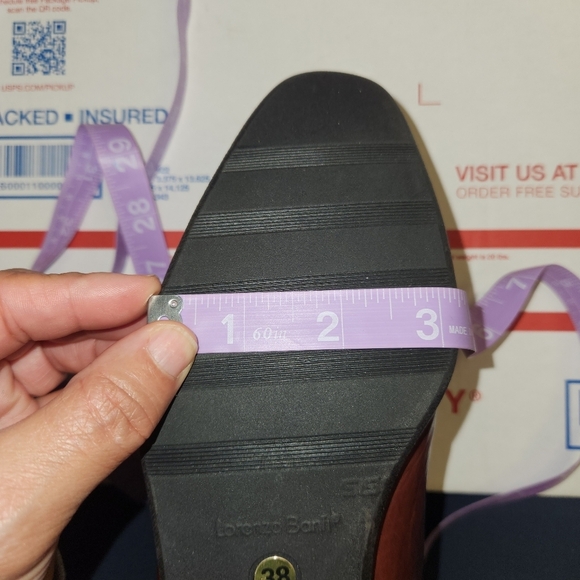 Lorenzo Banfi Leather Lace-up Zip Combat Boots In Cognac Brown Size 38 - Picture 15 of 16